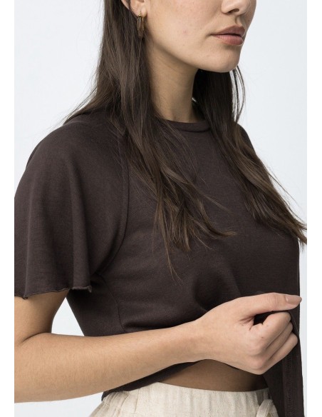 CAMISETA NEREA CHOCOLATE