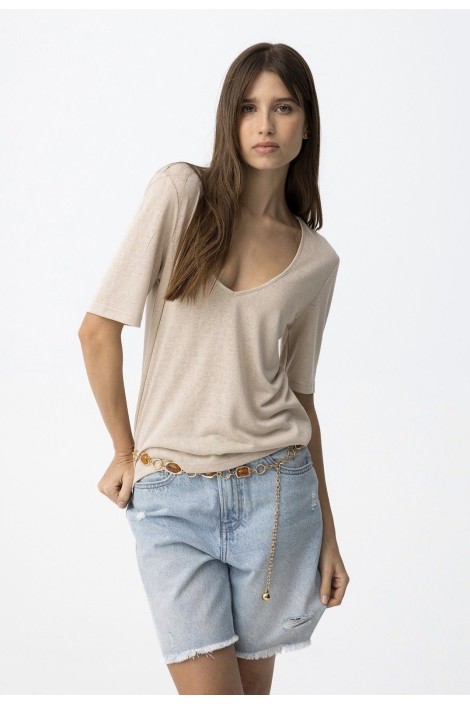CAMISETA INMA BEIGE 2