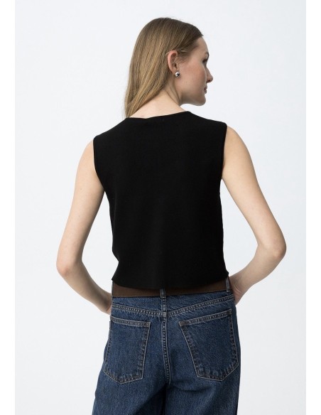 CHALECO SABRINA BLACK