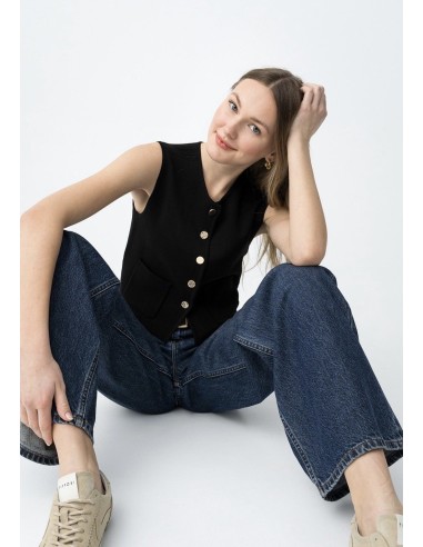 CHALECO SABRINA BLACK
