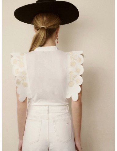 CAMISA ANNA BORDADOS BEIGE