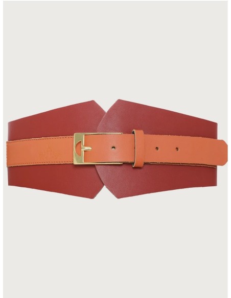 CINTURÓN JADRA ROJO Y CORAL