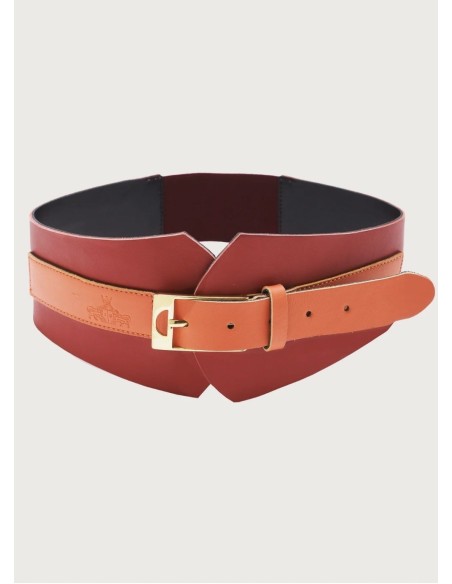 CINTURÓN JADRA ROJO Y CORAL