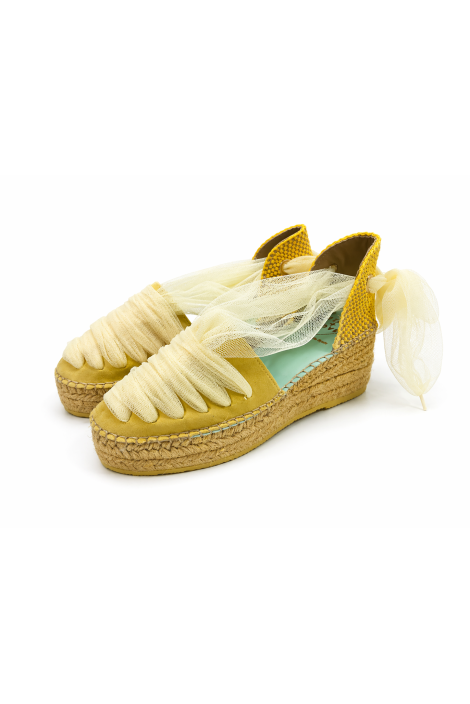 ALPARGATA PASTEL AMARILLO