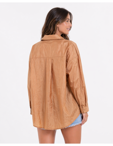 CAMISA SATINADA CAMEL