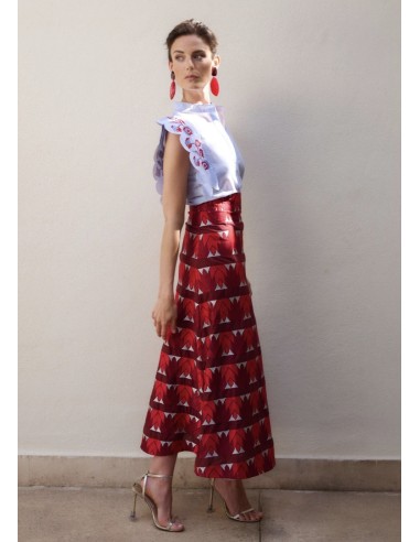 CAMISA ANNA BORDADOS AZUL