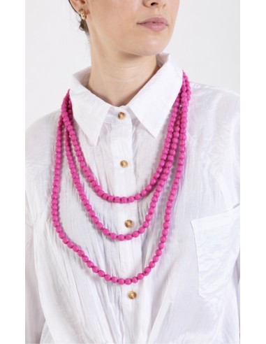 COLLAR AJOS LAZO FUCSIA