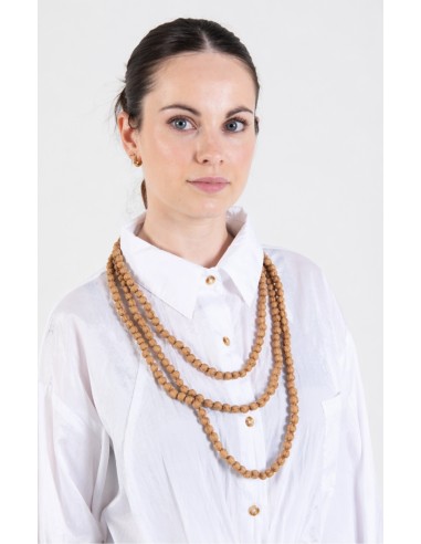 COLLAR AJOS LAZO CAMEL