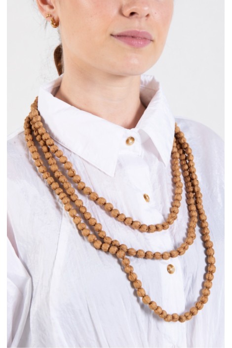 COLLAR AJOS LAZO CAMEL 2