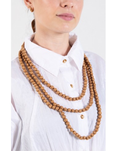 COLLAR AJOS LAZO CAMEL