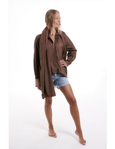 CAMISA CARLA CHOCOLATE