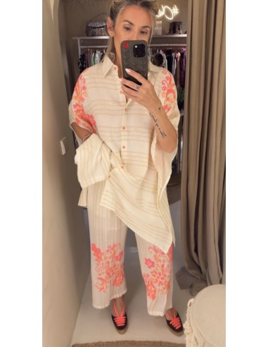 CONJUNTO DE BLUSA Y PANTALON KAPINE