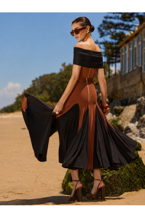 CONJUNTO CLAU NEGRO Y MARRÓN 2
