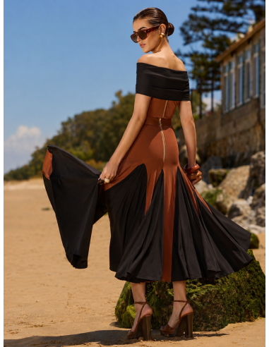 CONJUNTO CLAU NEGRO Y MARRÓN